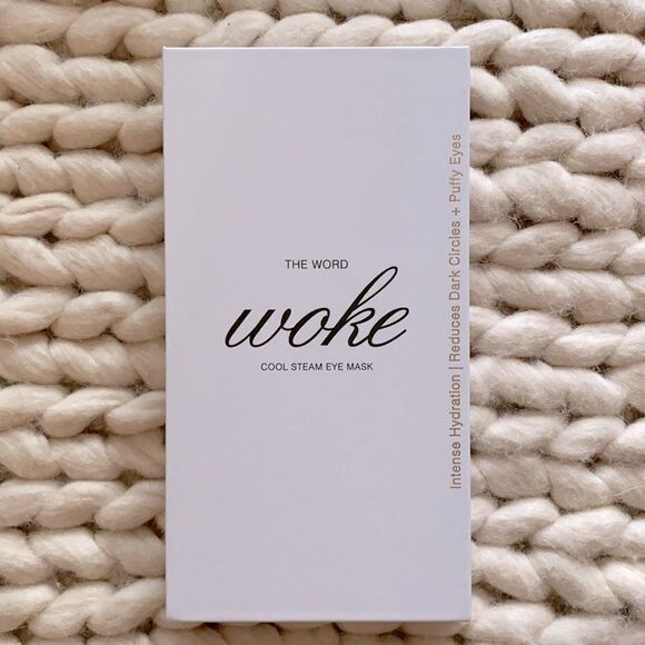THE WORD Woke Cool Steam Eye Mask. Radiance Boosting. Skin Plumping. NEW - Picture 8 of 10